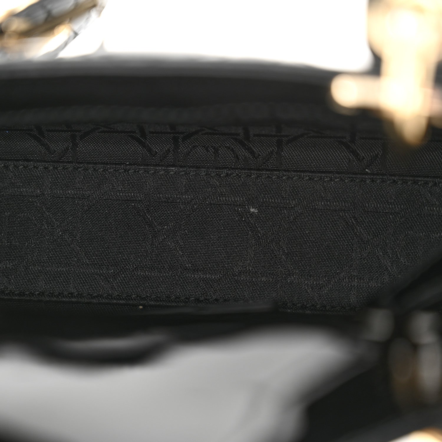 Christian Dior Patent Cannage Mini Lady Dior Black 12 of 15