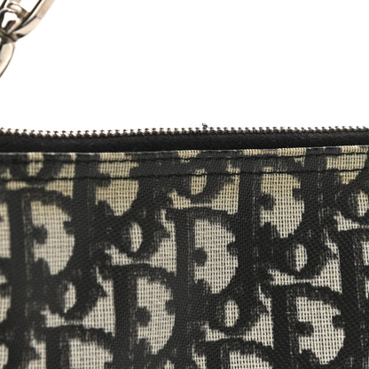 Christian Dior Monogram Mini Saddle Pochette White Blue 15 of 15