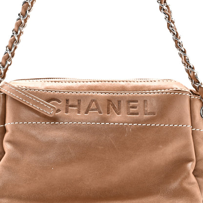 Chanel Lambskin Lax Accordion Hobo Brown 8 of 11