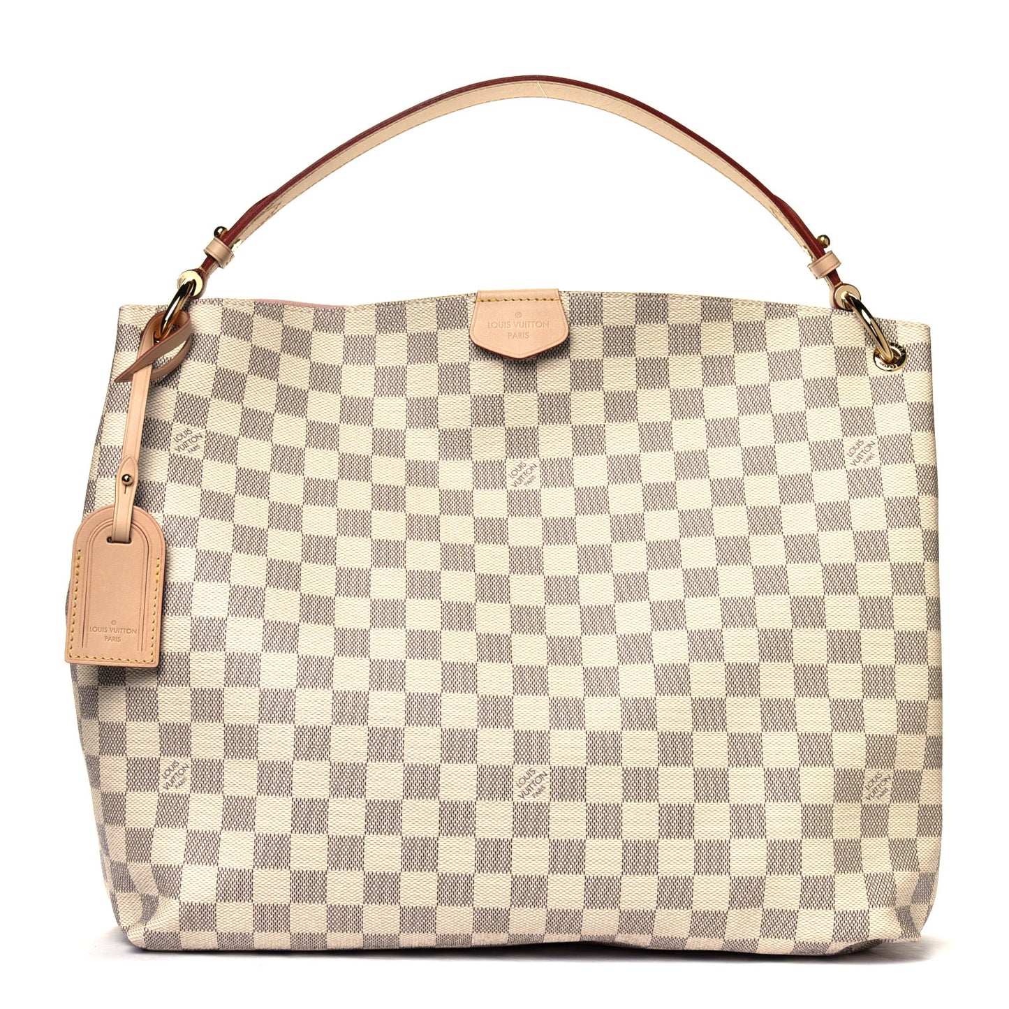 Damier Azur Graceful MM Rose Ballerine