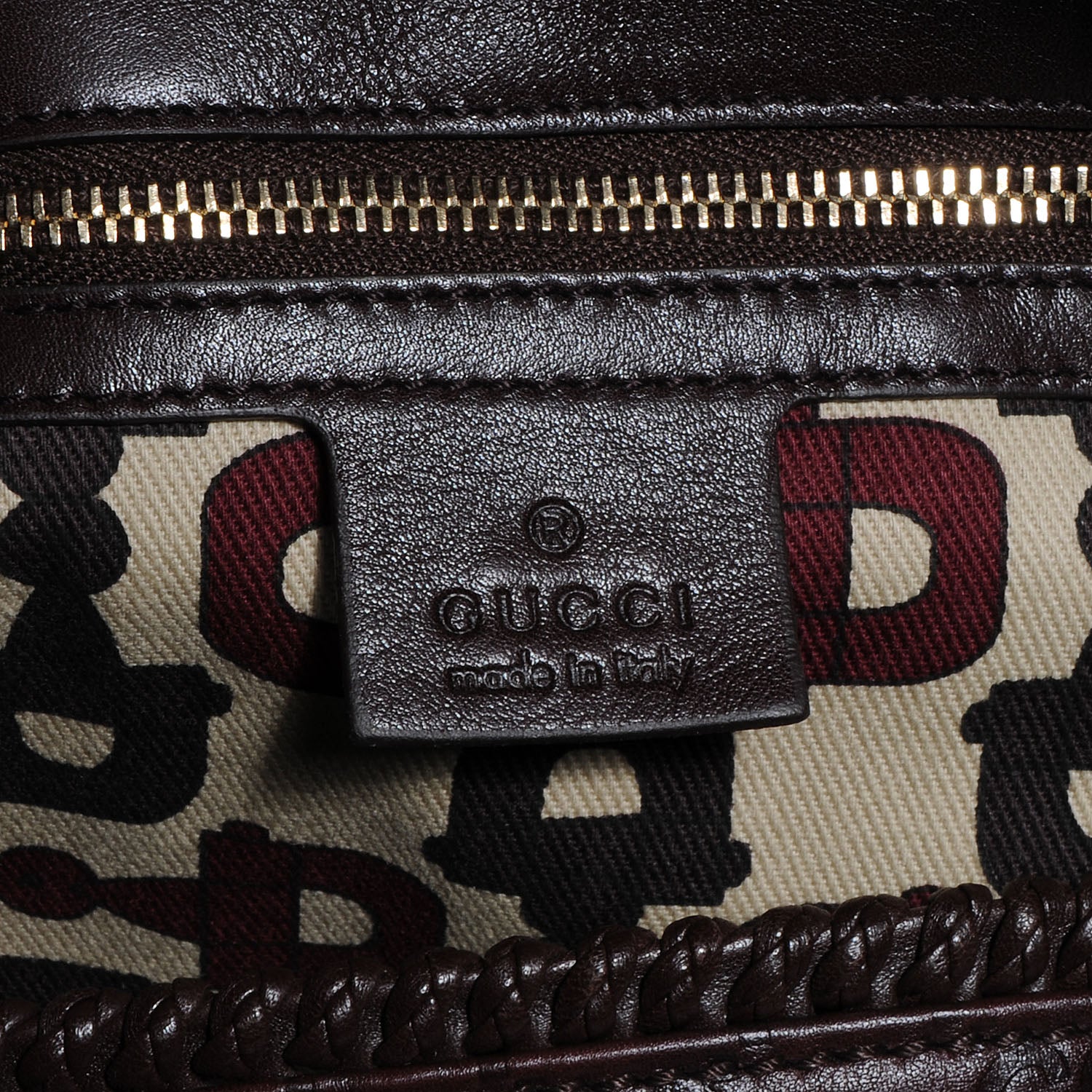 Gucci Guccissima Large Horsebit Chain Hobo Brown 6 of 7