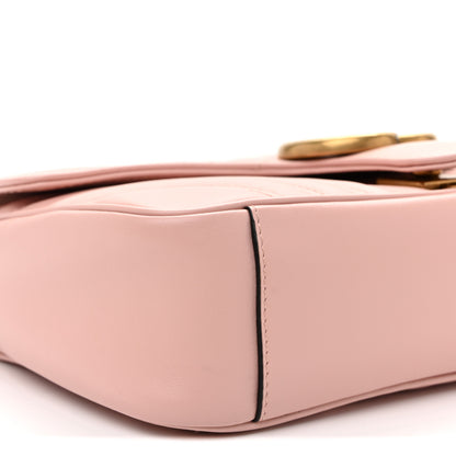 Gucci Calfskin Matelasse Small GG Marmont Shoulder Bag  Perfect Pink 9 of 10