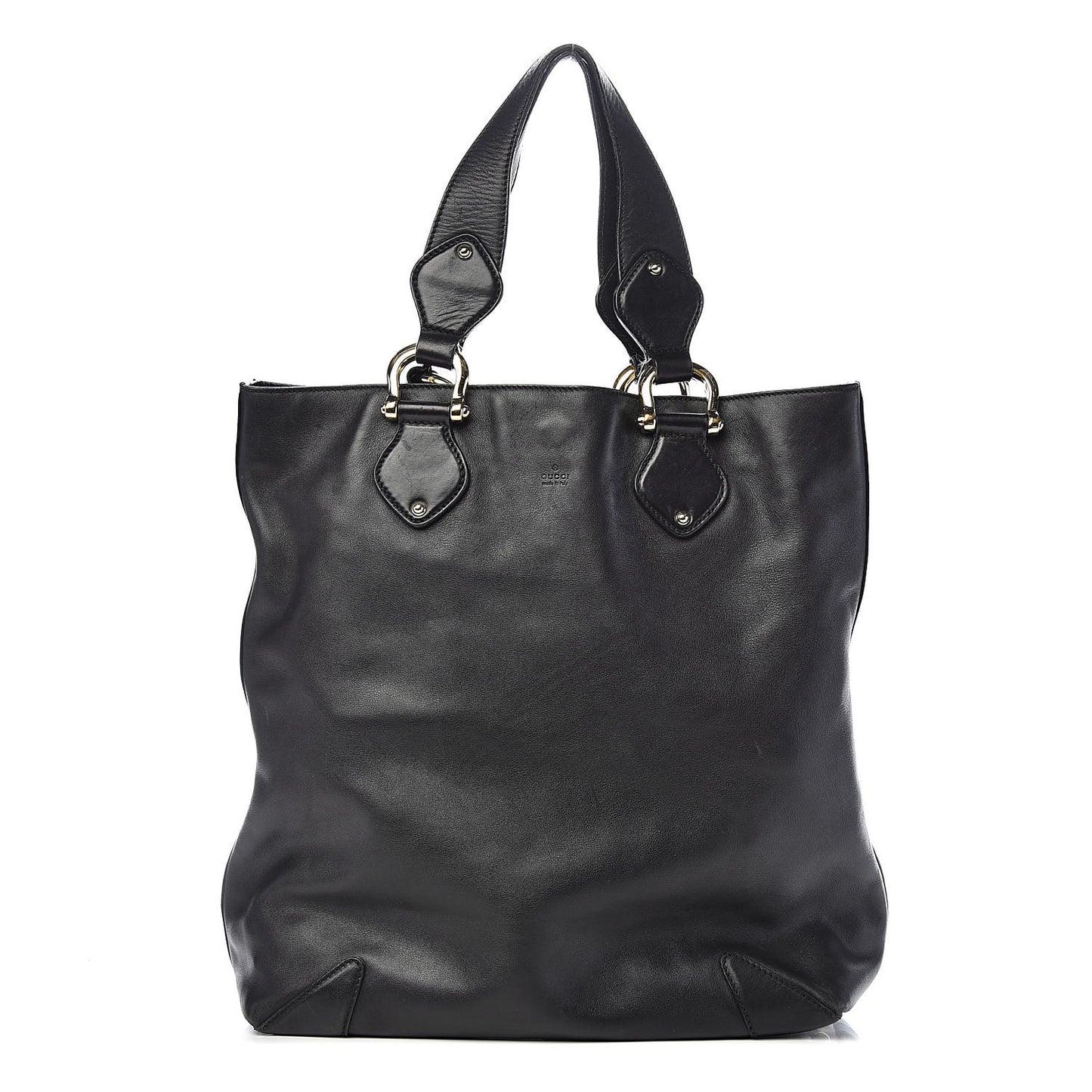 Calfskin Creole Large Tote Black