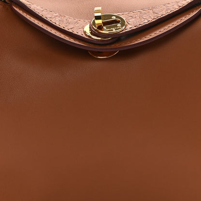 Hermes Matte Alligator Swift Mini Touch Lindy 20 Gold 8 of 11