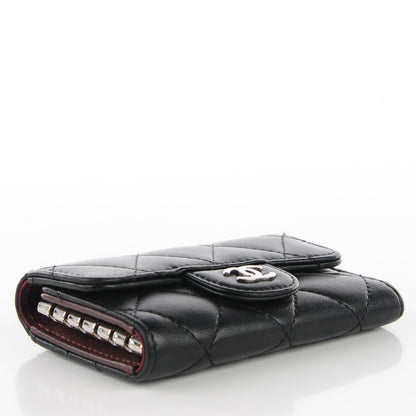 Chanel Lambskin Quilted 6 Key Holder Black 4 of 8