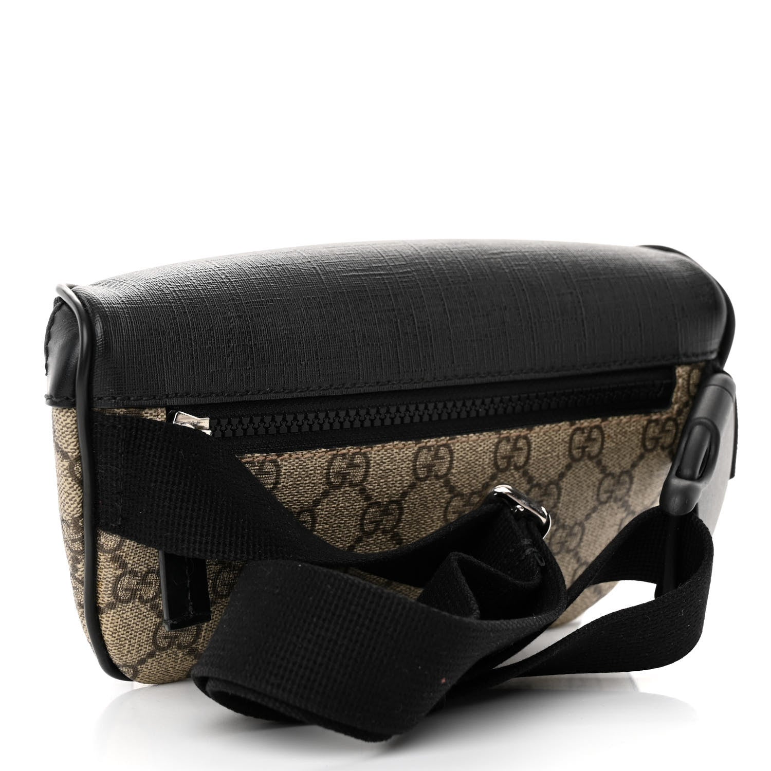 Gucci GG Supreme Monogram Belt Bag Black 3 of 11