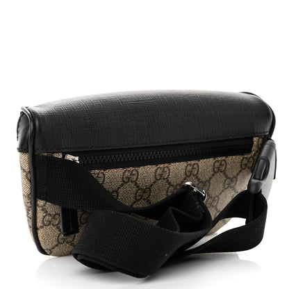 Gucci GG Supreme Monogram Belt Bag Black 3 of 11