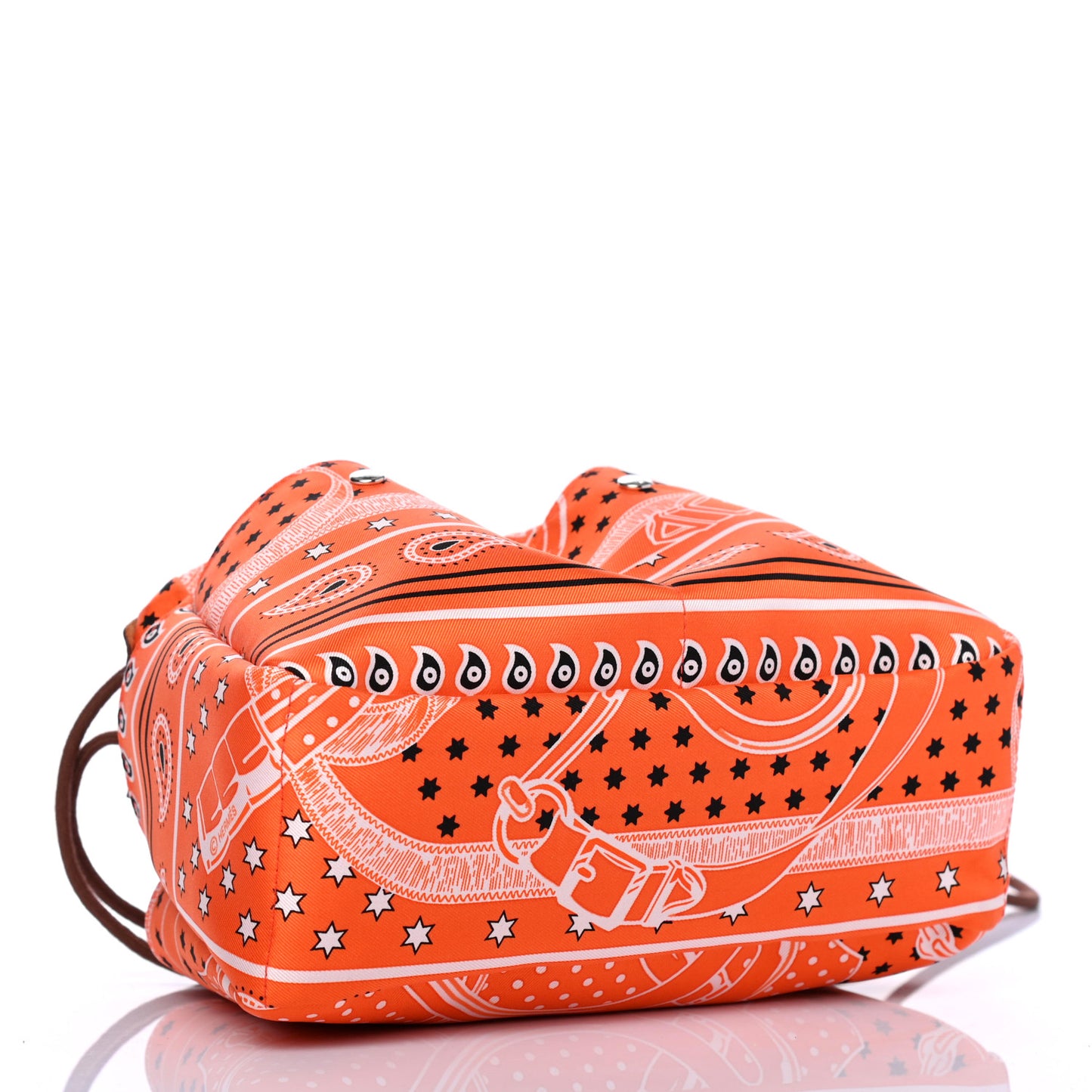 Barenia Silk Eperons d'Or Fourbi 20 PM Pouch Orange Fauve
