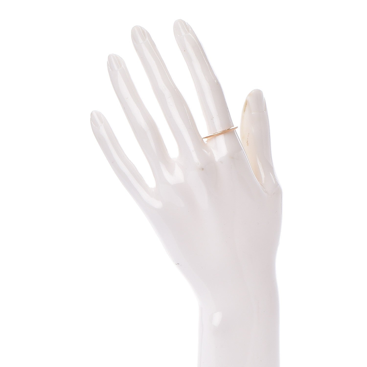 Tiffany 18K Rose Gold Milgrain Band Ring 56 7.5 2 of 3