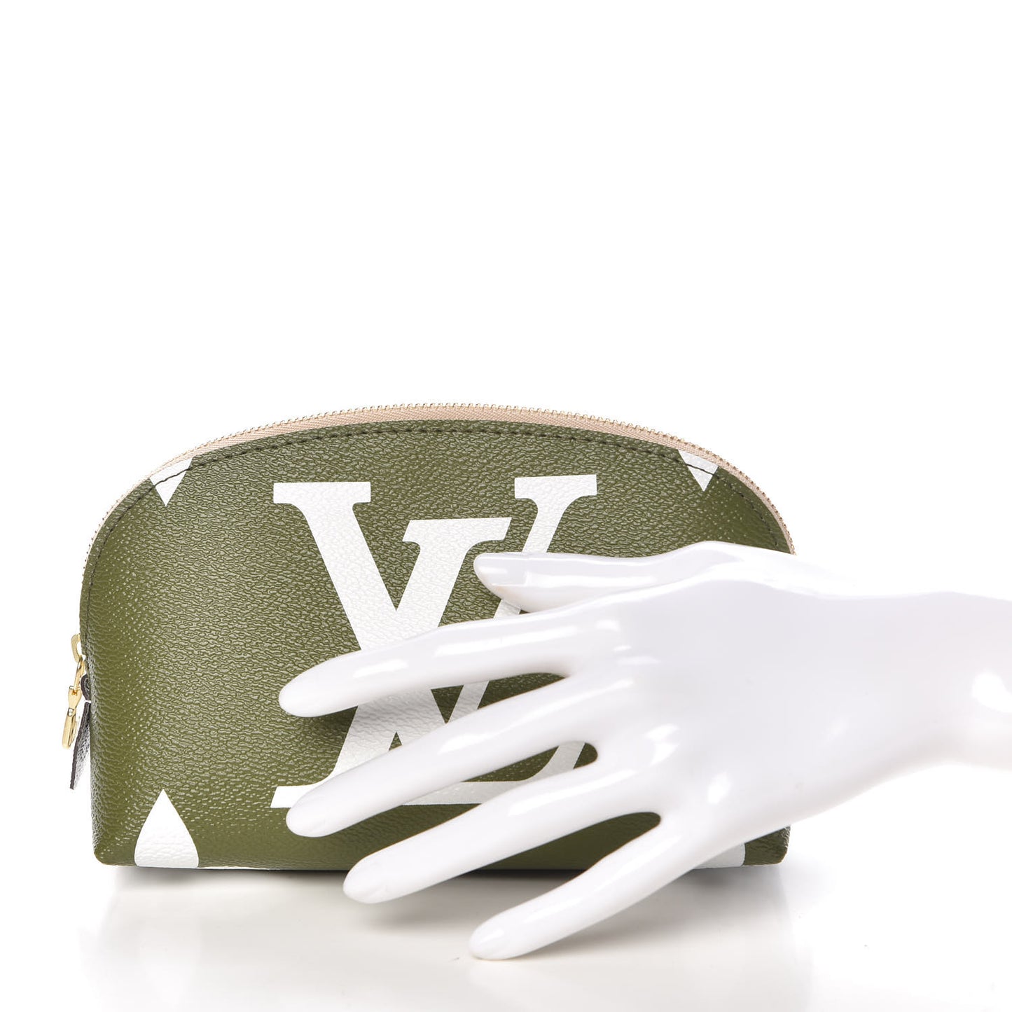 Monogram Giant Cosmetic Pouch Kaki