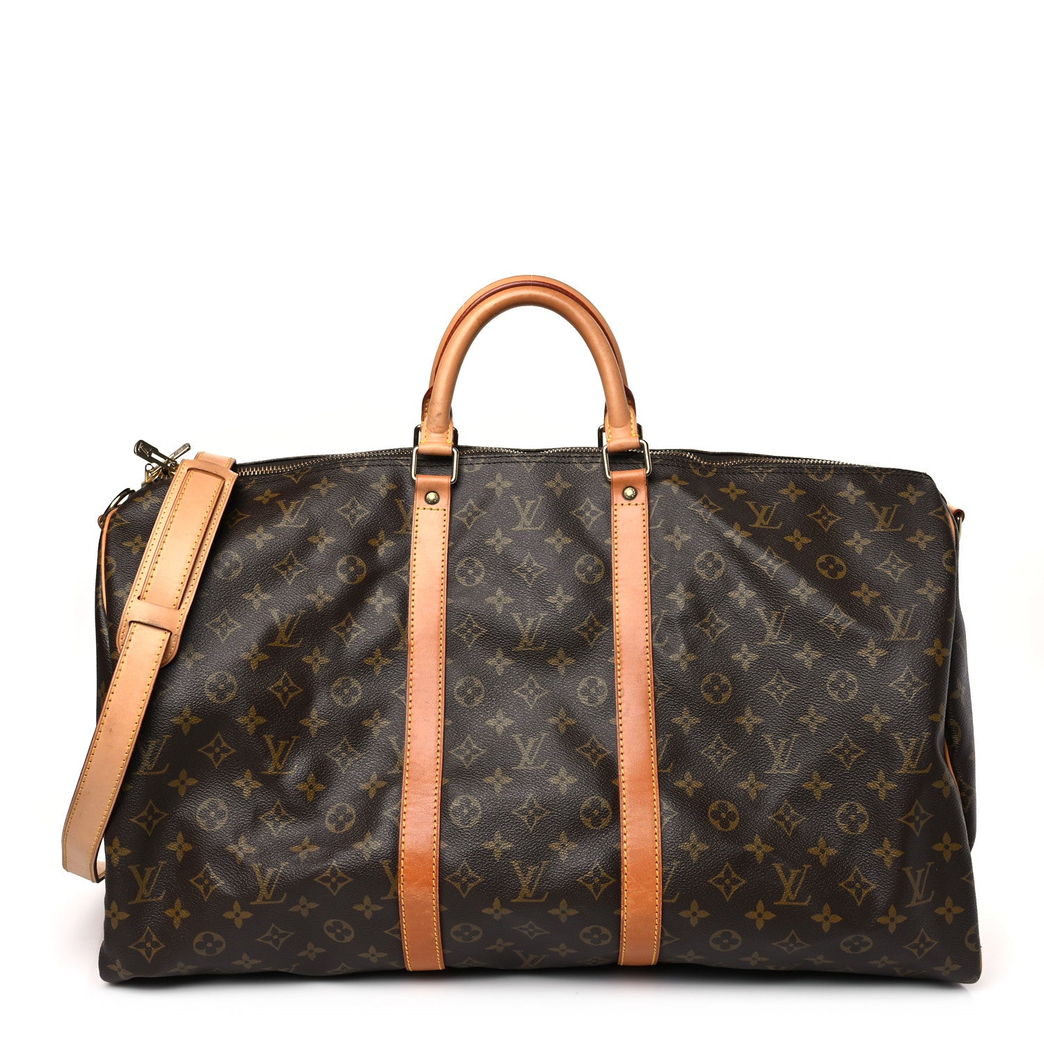 Louis Vuitton Monogram Keepall Bandouliere 55 1 of 12