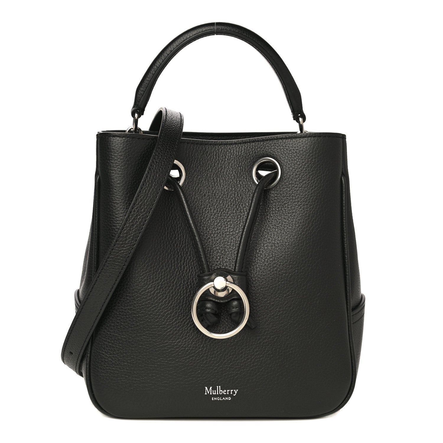 Mulberry Small Classic Grain Small Hampstead Black 1 of 10