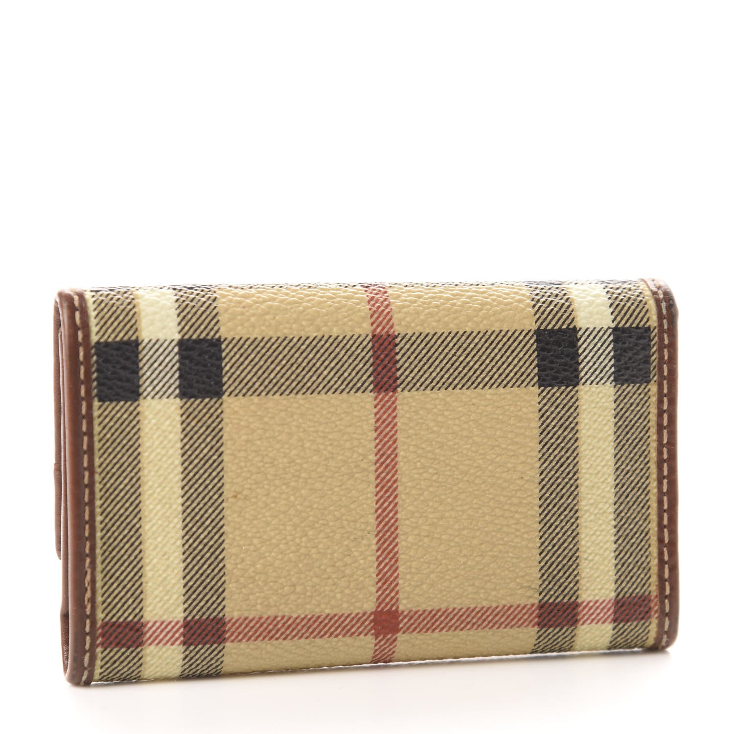 Burberry House Check 6 Key Holder Case Brown 649529 – FASHIONPHILE