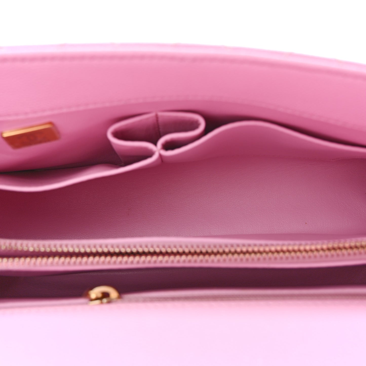 Caviar Quilted Small Coco Chain Handle Flap Lilac