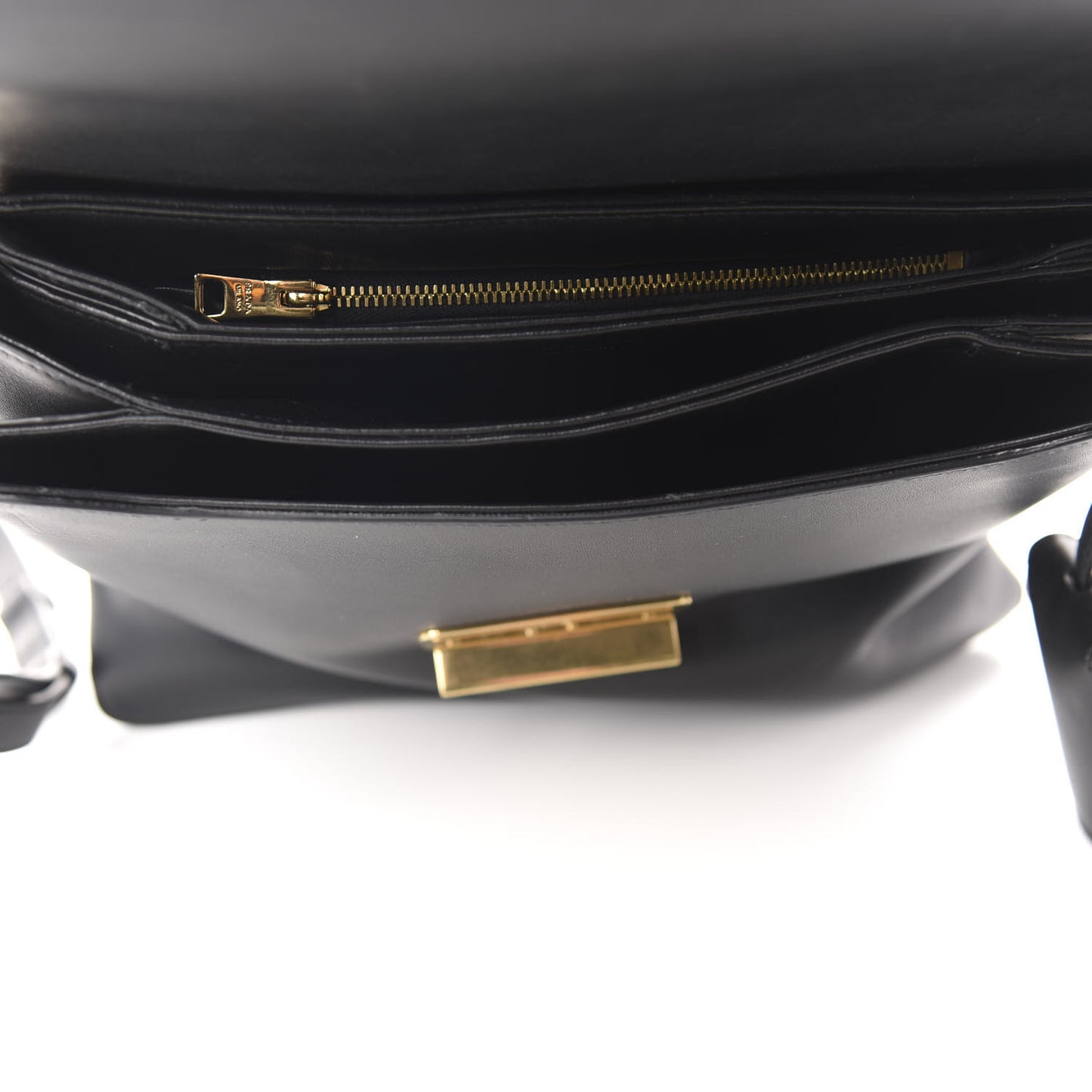 New Calfskin Medium Ingrid Top Handle Bag Black