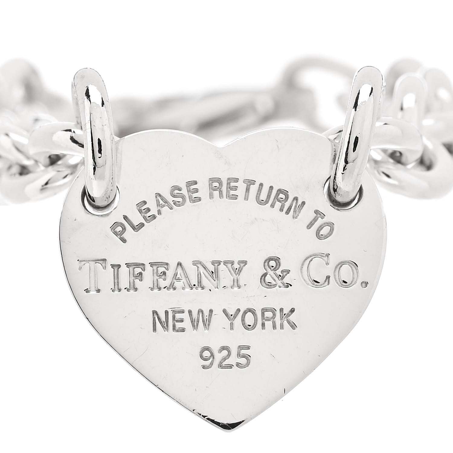 Tiffany Sterling Silver Return to Tiffany Heart Tag Bracelet 3 of 4