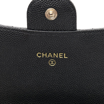 Chanel Caviar Quilted Phone Holder Wallet With Removable Chain Black 10 of 12