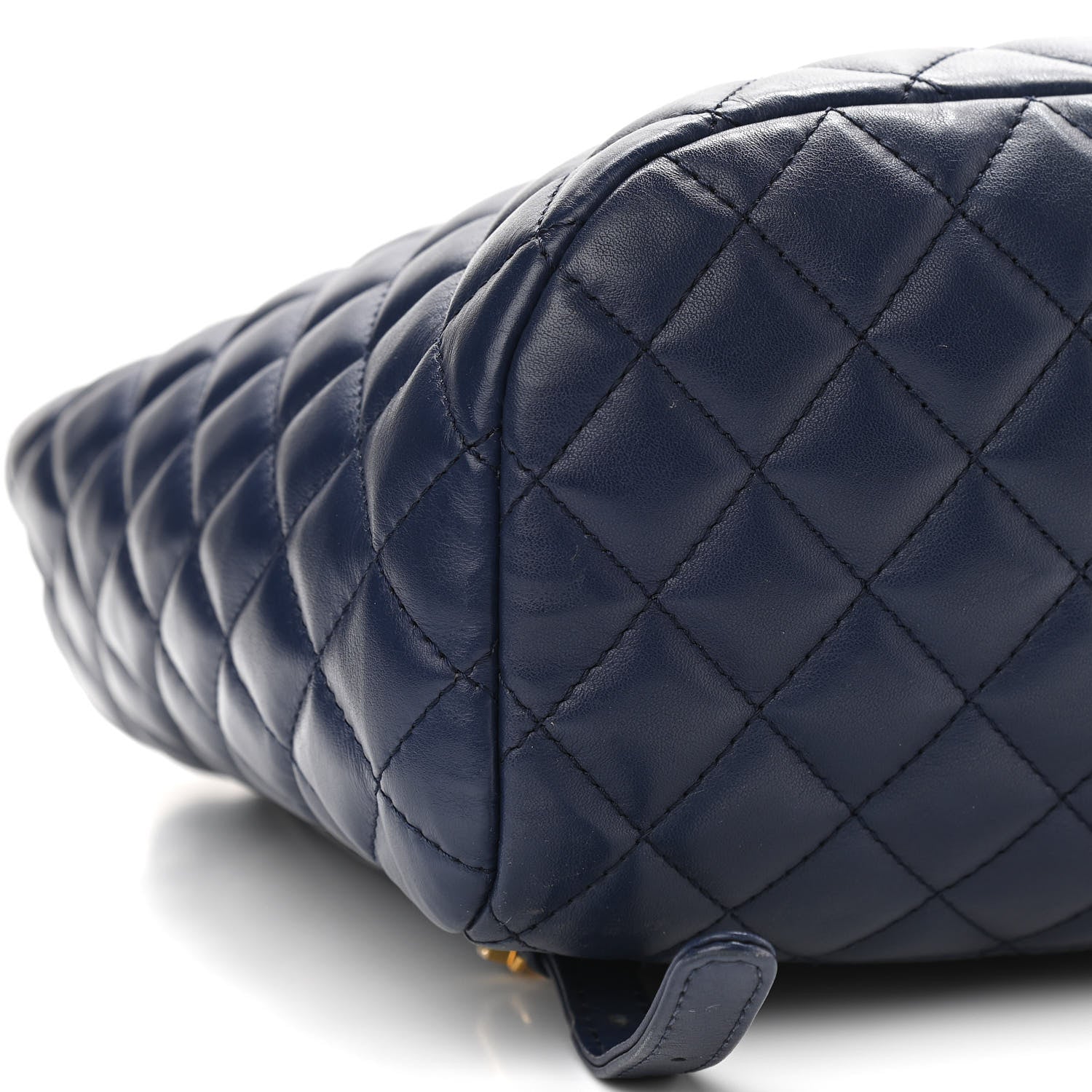 Chanel Calfskin Quilted Small Urban Spirit Backpack Navy 9 of 10