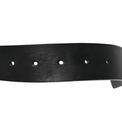Gucci Selleria Calfskin Mens Interlocking G 37mm Belt 110 44 Black 3 of 9