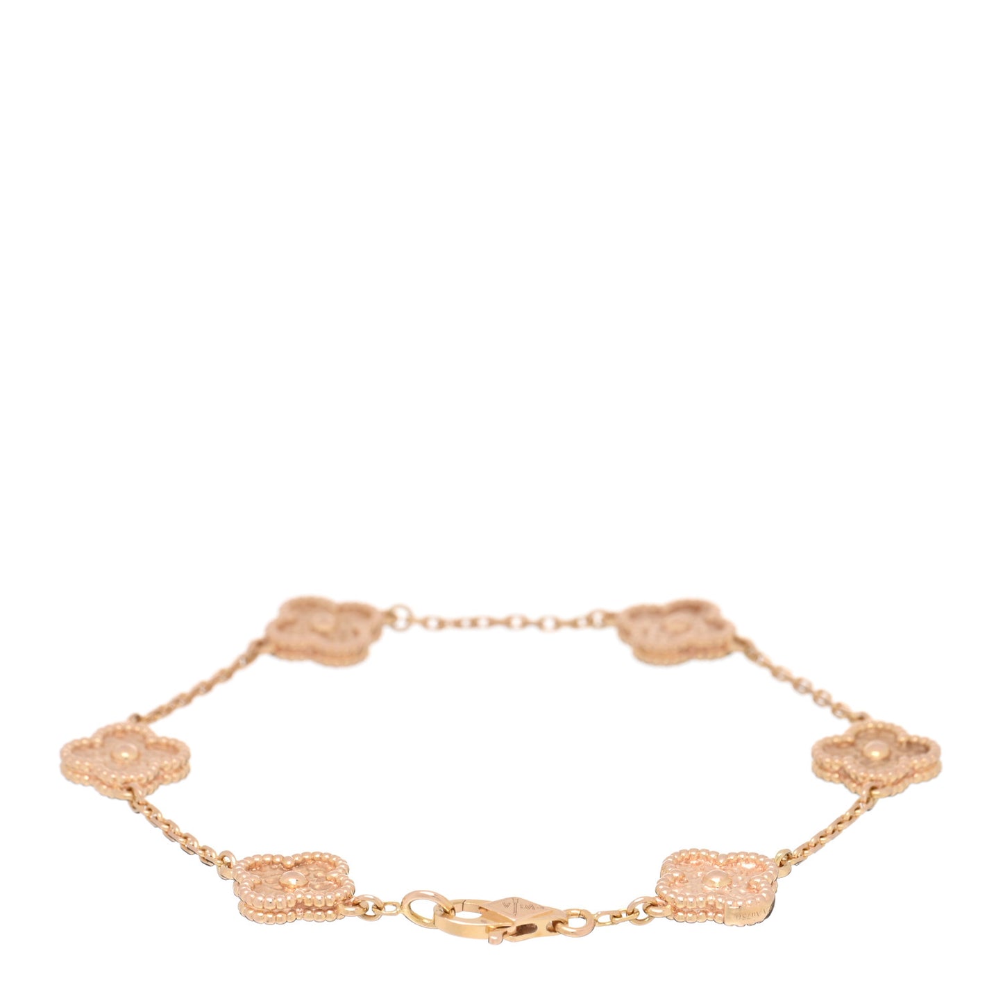 18K Rose Gold 6 Motifs Sweet Alhambra Bracelet
