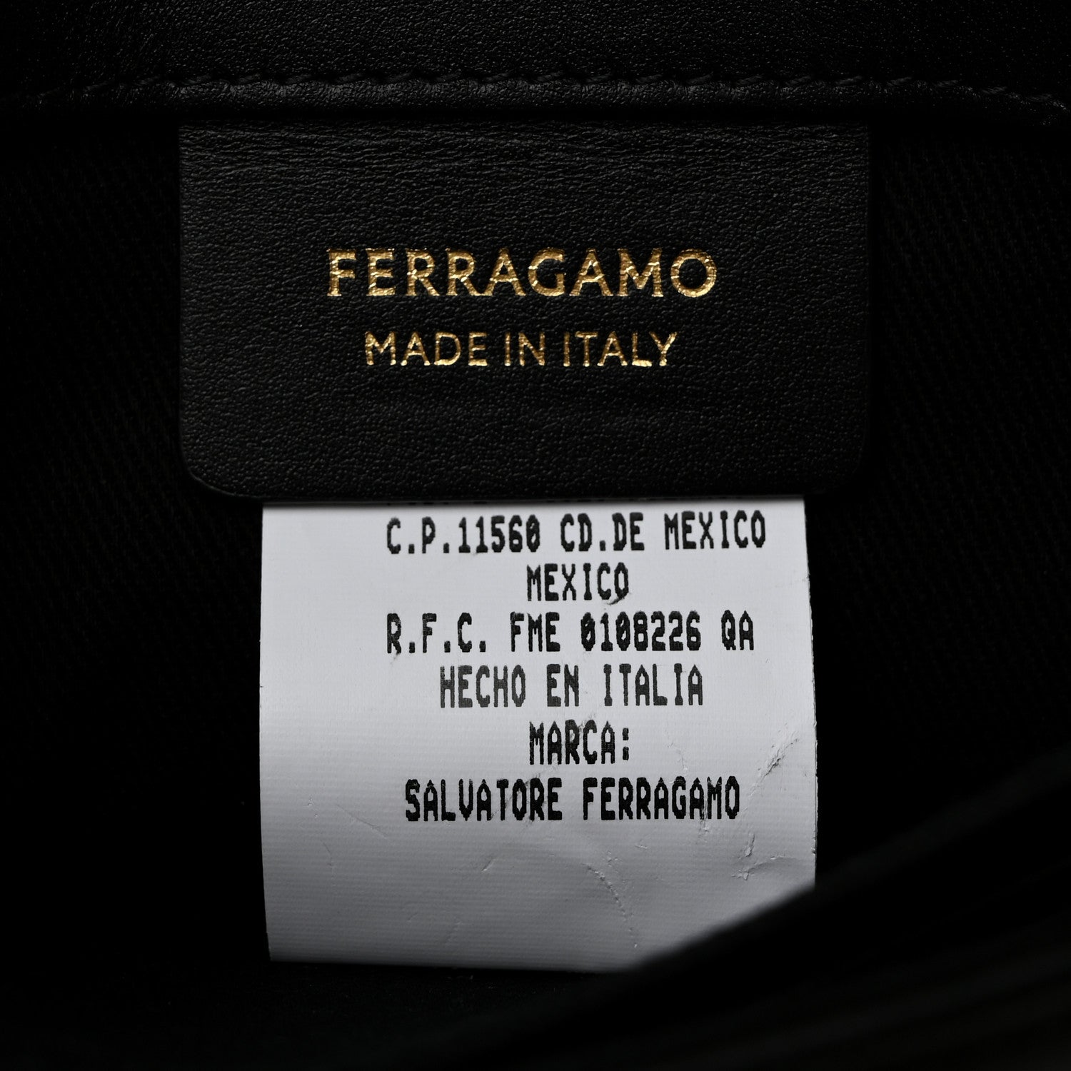 Salvatore Ferragamo Calfskin Archive Gancini Flap Crossbody Black 6 of 12