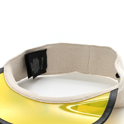 Gucci Vinyl Logo Visor L Yellow 7 of 9