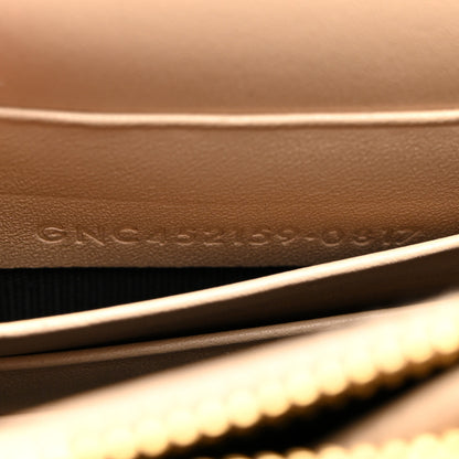 Saint Laurent Smooth Calfskin Classic Monogram Kate Tassel Chain Wallet Dark Beige 8 of 11
