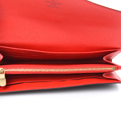 Louis Vuitton Monogram Sarah Wallet NM Coquelicot 5 of 9