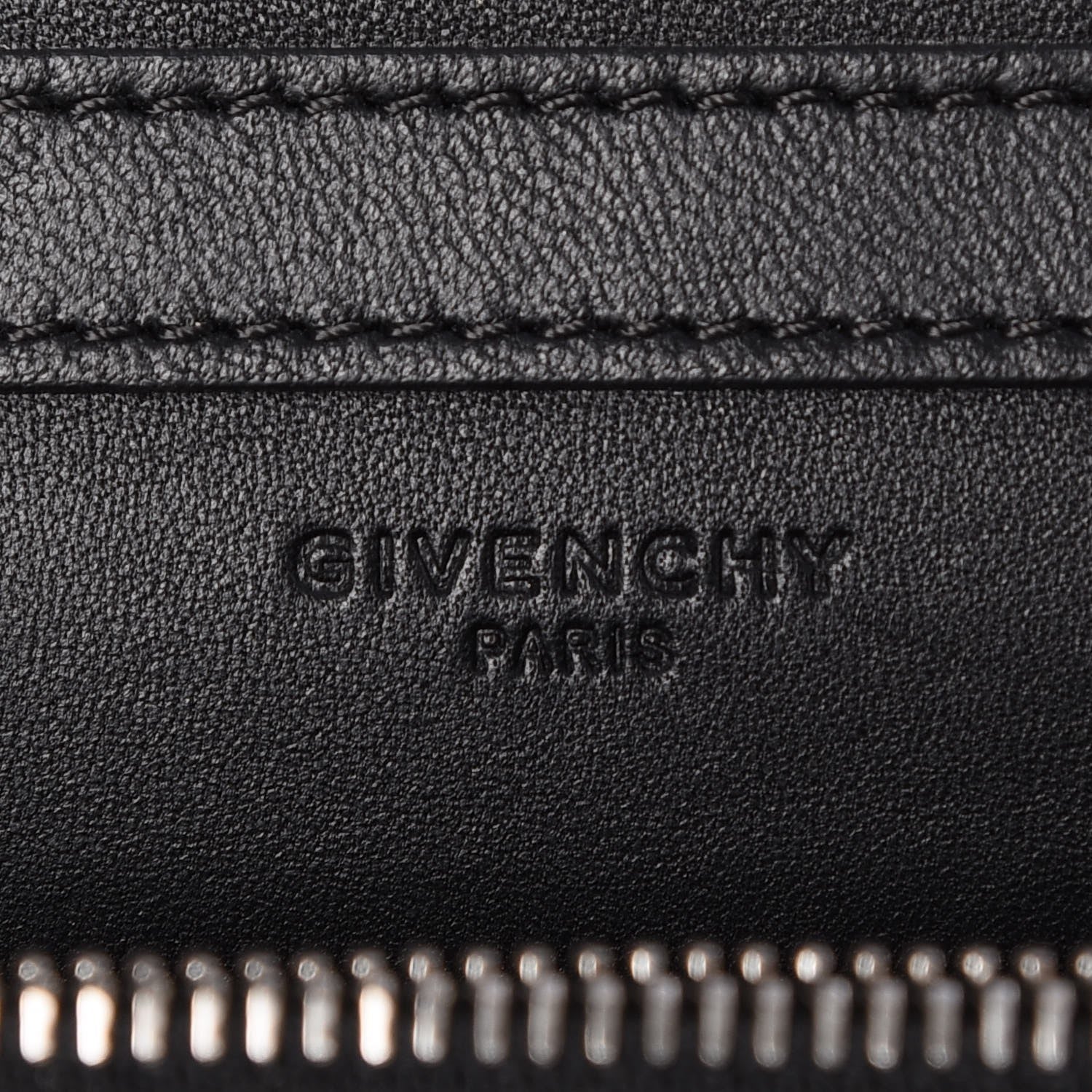 Givenchy Metallic Python Pandora Chain Wallet Silver 6 of 9