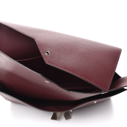 Hermes Evercolor Fortunio Clutch Bordeaux 7 of 8