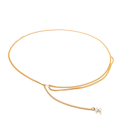 Chanel Metal CC Chain Belt Gold Silver 1 of 4