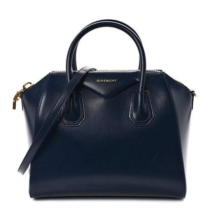 Givenchy Shiny Lord Calfskin Small Antigona Navy 1 of 8
