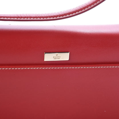 Gucci Calfskin Shoulder Bag Red 8 of 13