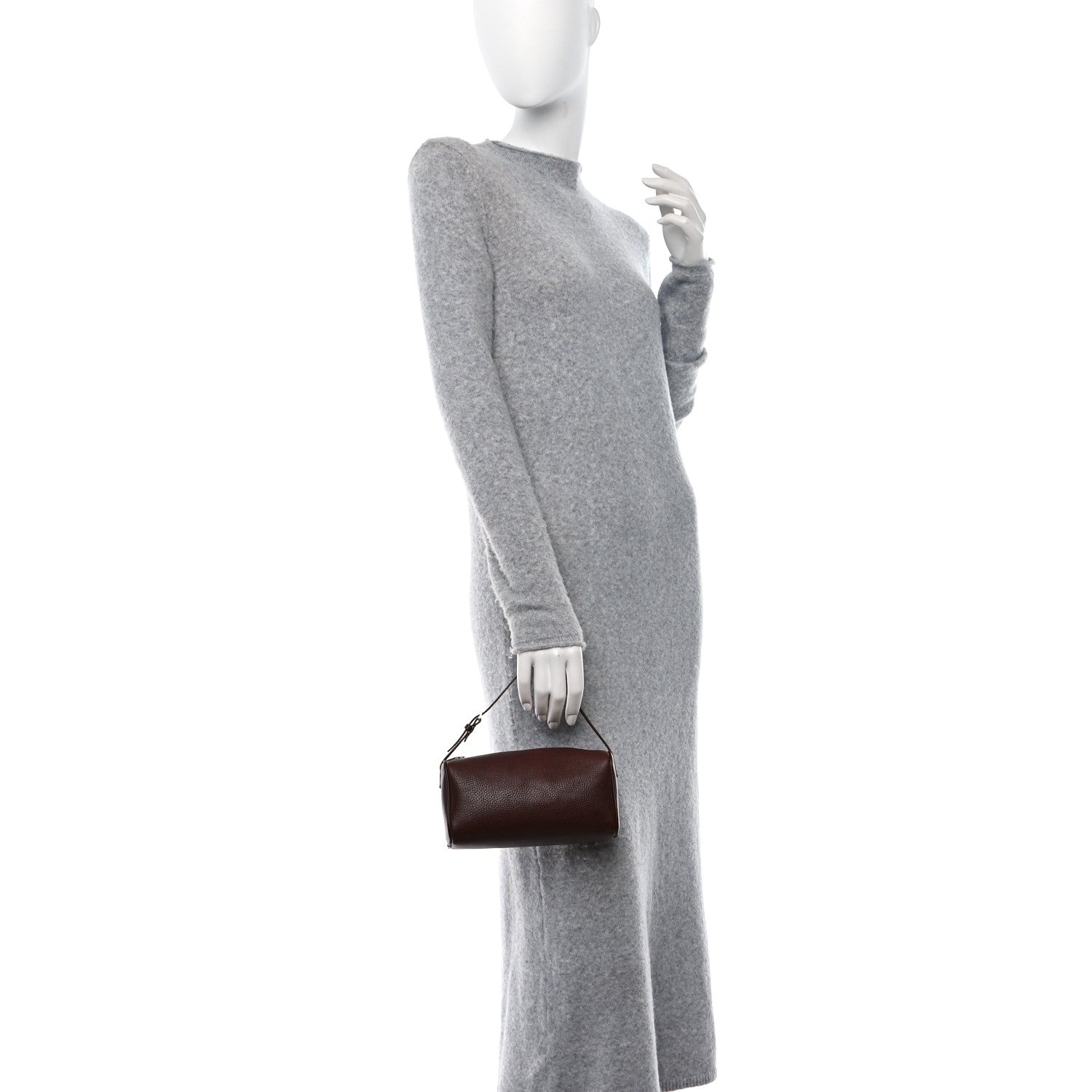 The Row Grained Calfskin 90's Bag Burnt Wood 2 of 9