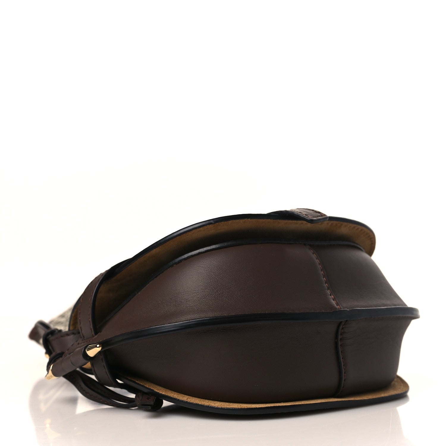 Loewe Calfskin Jacquard Mini Gate Dual Bag Chocolate 4 of 9