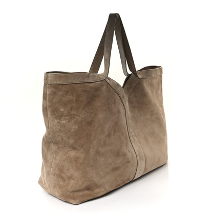 Saint Laurent Suede Y Maxi Tote Dry Grain 2 of 9