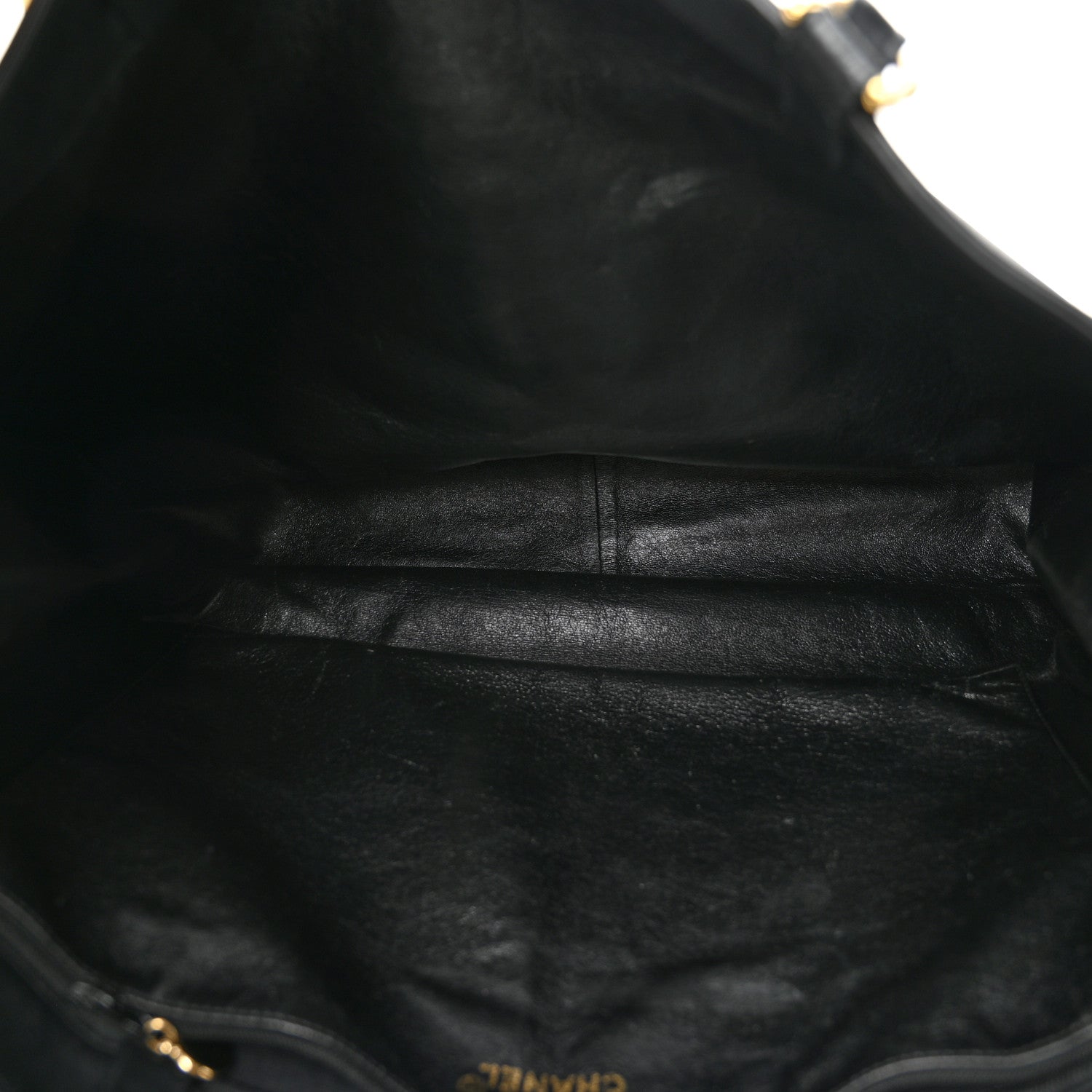 Chanel Lambskin CC Tote Black 5 of 11
