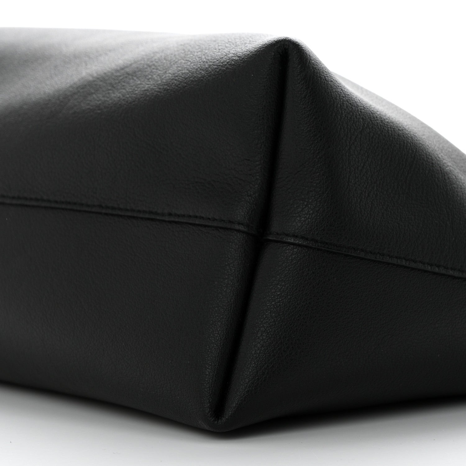 Saint Laurent Calfskin Large Shopping Tote Black 12 of 12