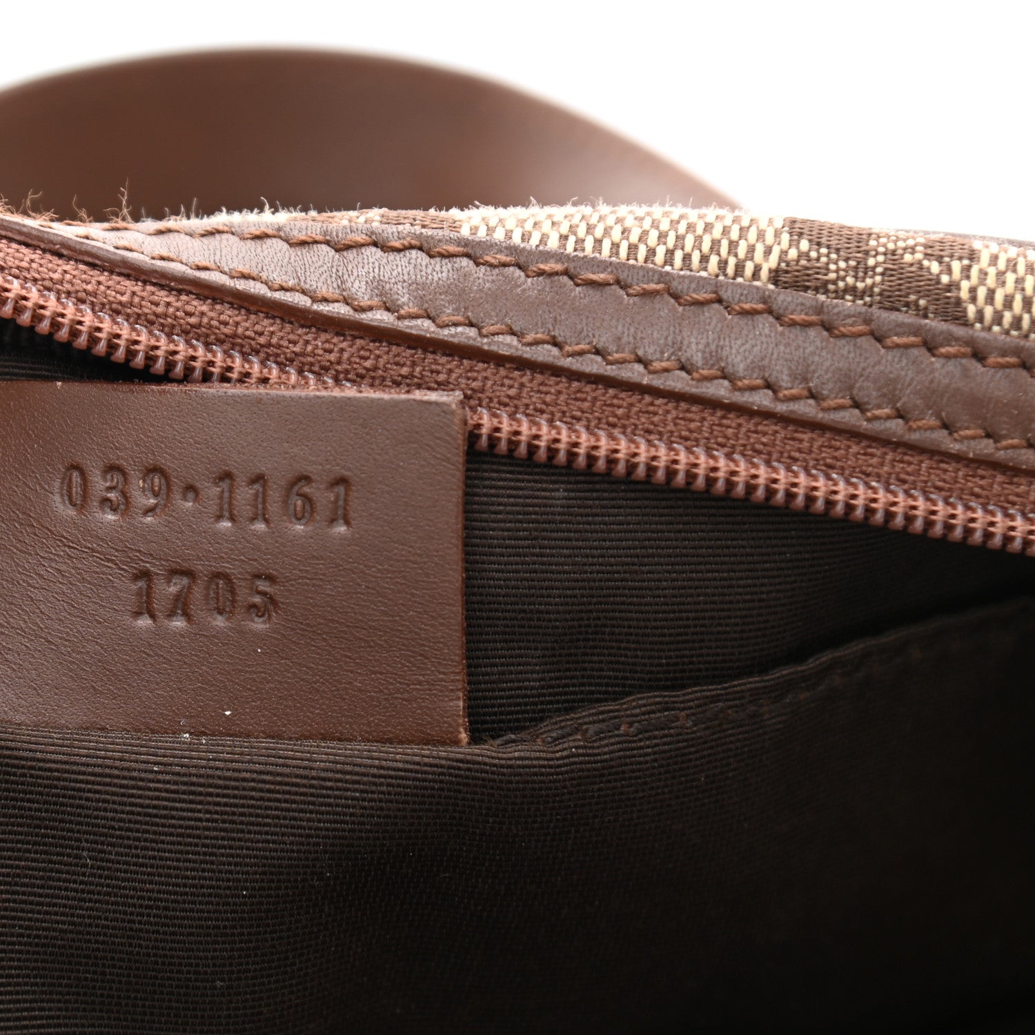 Gucci Monogram Travel Cosmetic Bag Brown 8 of 10