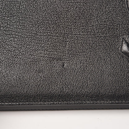 Saint Laurent Calfskin Monogram Large Belle De Jour Clutch Black 8 of 9