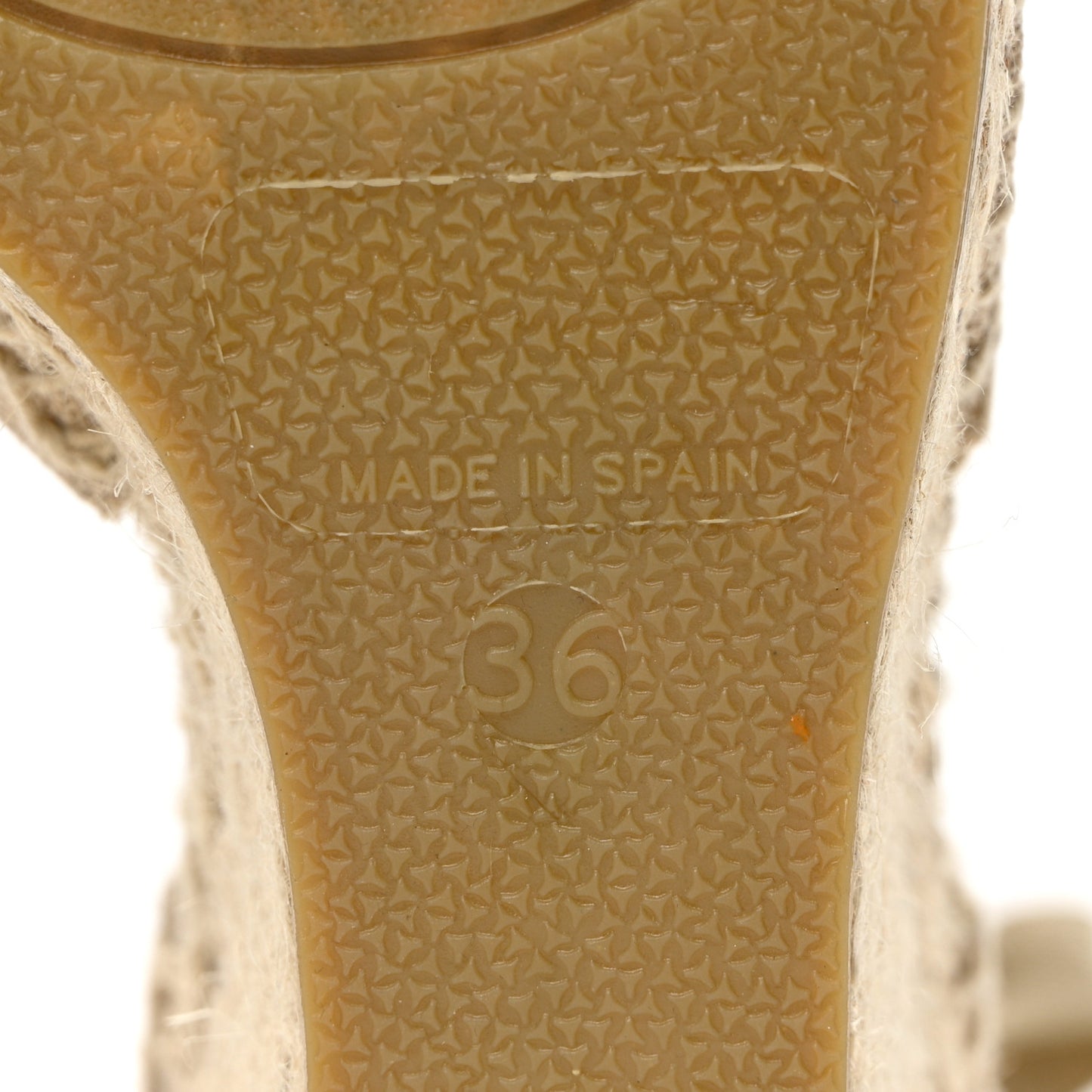 Linen Logo Espadrille 90mm Wedge Sandals 36