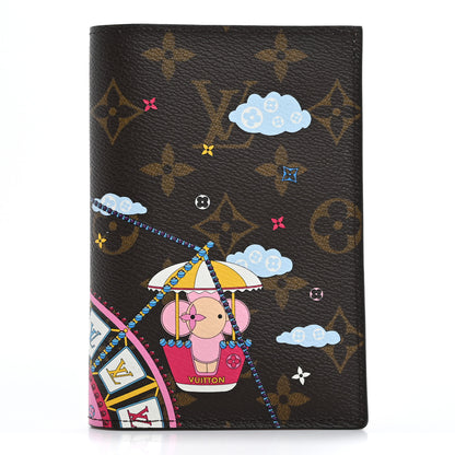 Louis Vuitton Monogram 2020 Christmas Animation Big Wheel Passport Cover Rose Ballerine 1 of 8