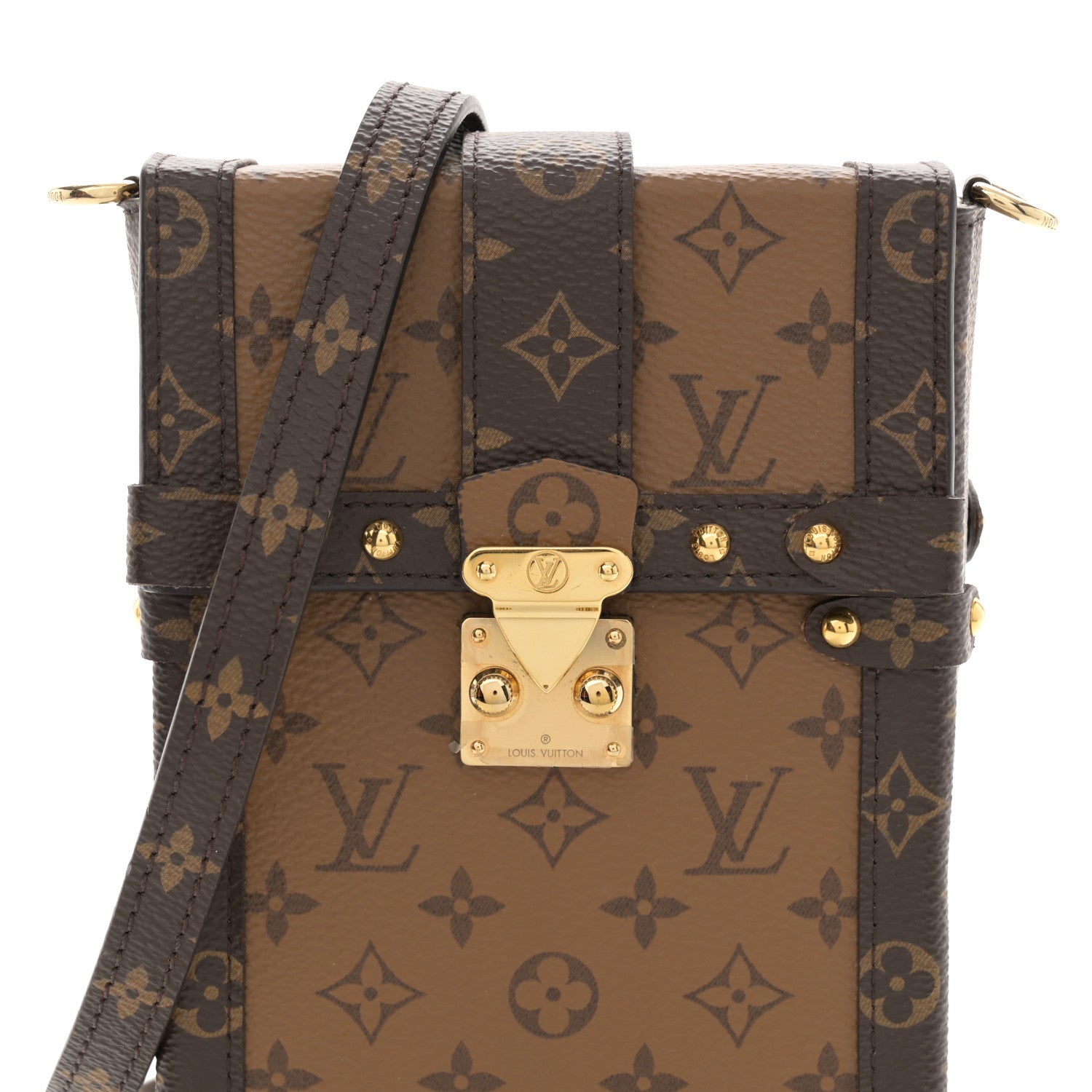 Louis Vuitton Reverse Monogram Pochette Trunk Verticale 7 of 10