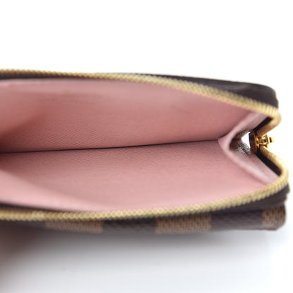 Louis Vuitton Damier Ebene Recto Verso Card Holder Rose Ballerine 5 of 7