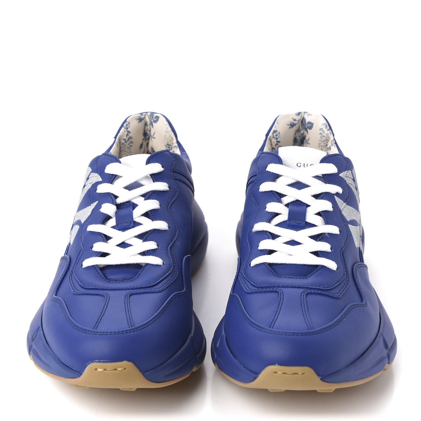 X MLB Calfskin NY Yankees Mens Rhyton Sneakers 9 Electric Blue