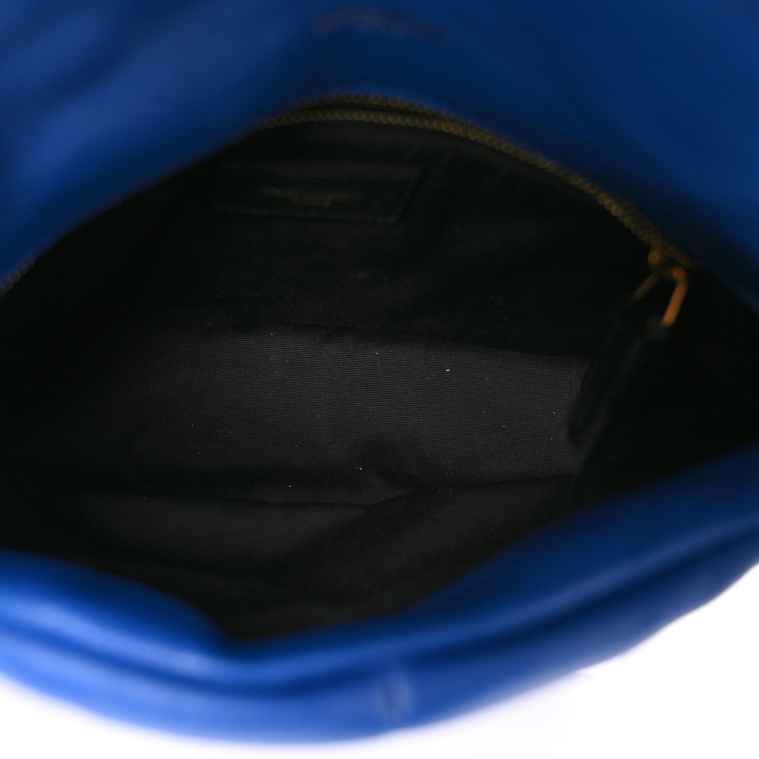 Saint Laurent Lambskin Quilted Small Loulou Puffer Monogram Chain Satchel Majorele Blue 5 of 10