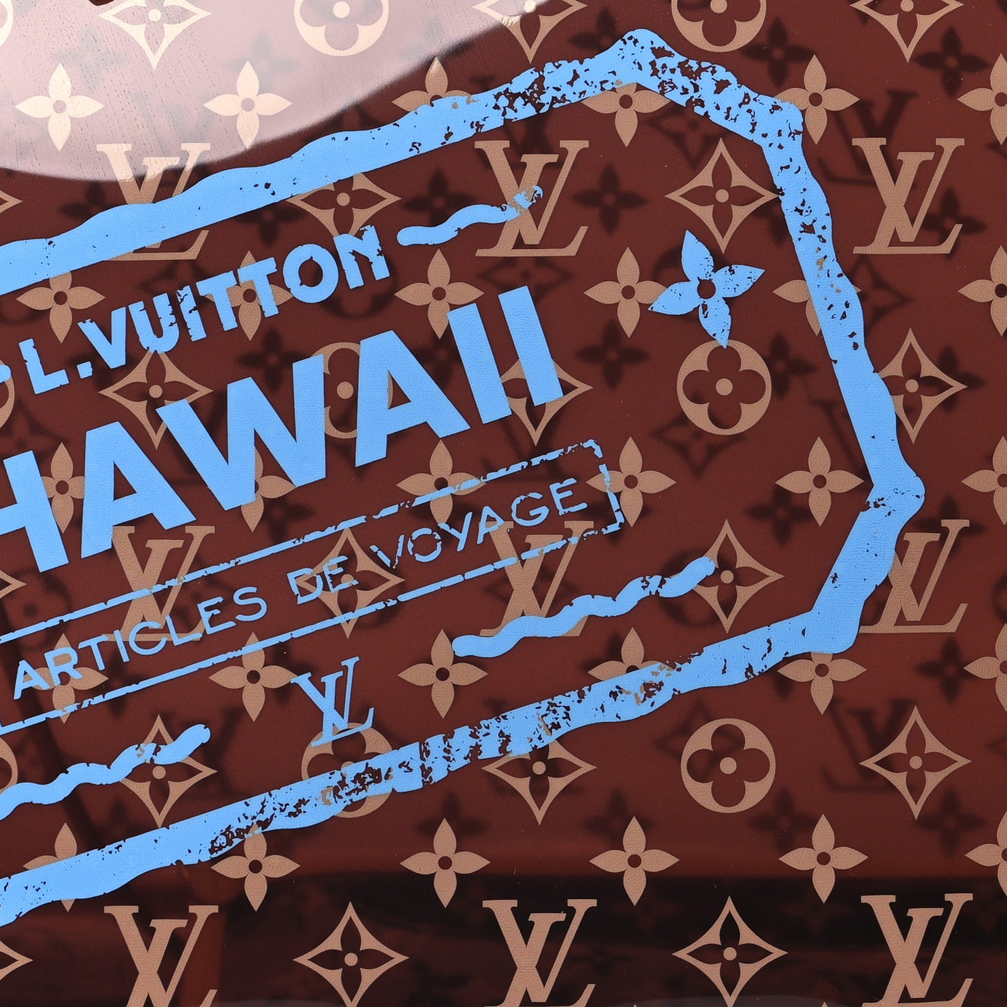 Vinyl Monogram Hawaii Neverfull GM