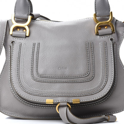 Chloe Calfskin Small Marcie Satchel Cashmere Grey 11 of 11