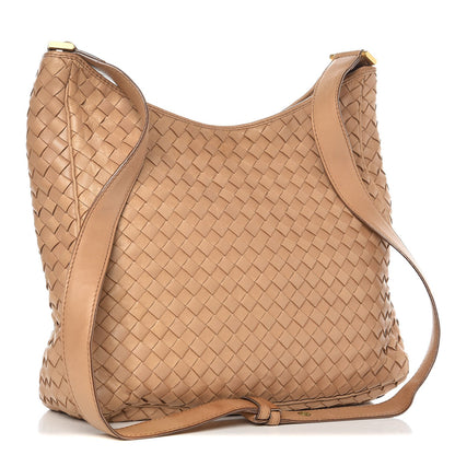 Bottega Veneta Nappa Intrecciato Shoulder Bag Beige 3 of 11