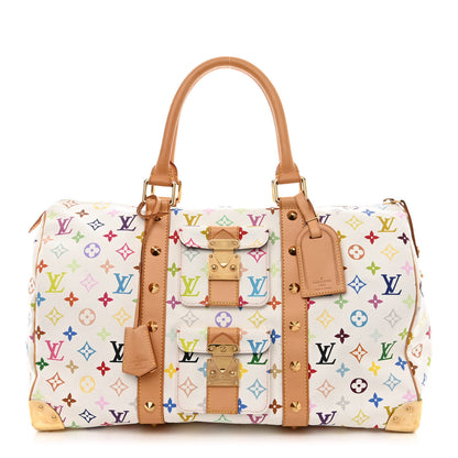 Louis Vuitton Monogram Multicolor Keepall 45 White 1 of 9